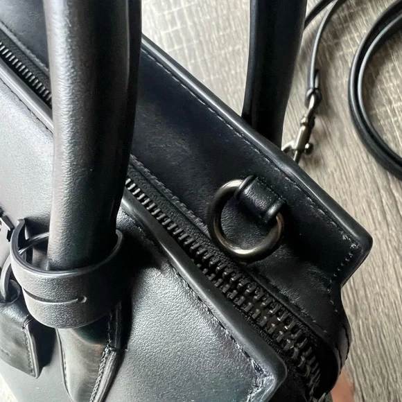 Coach Andrew carryall satchel in black - Picture 7 of 12